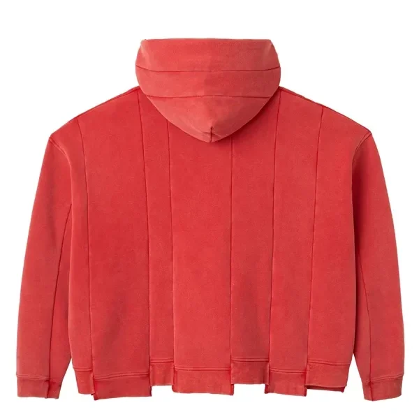 The Gv Gallery Raspberry Hills Red Spliced Hoodie